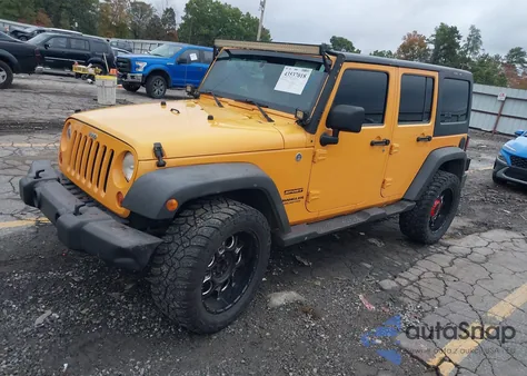 2012 Jeep Wrangler Unlimited Sport из США, поврежденный, VIN 1C4BJWDG5CL203260